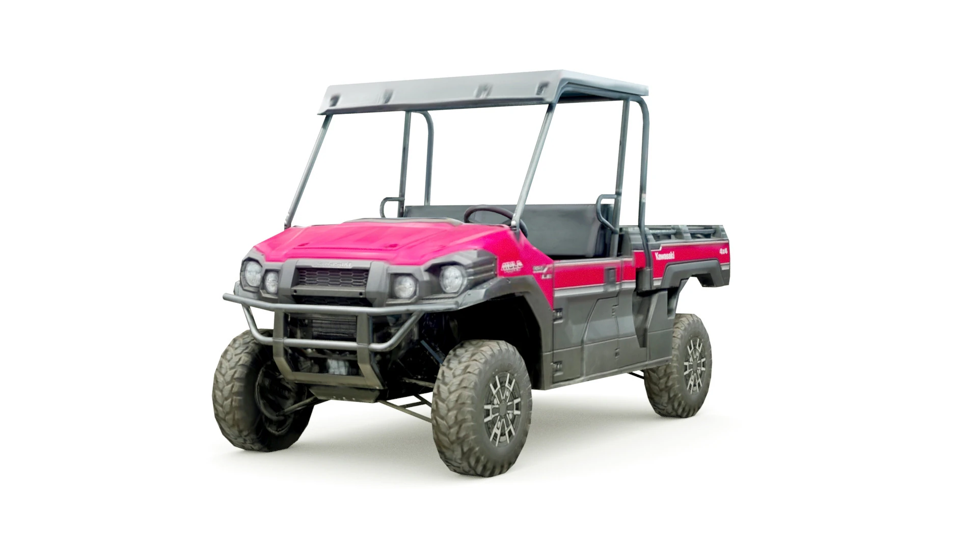 2022 Kawasaki Mule PRO-FX 3D Model .c4d .max .obj .3ds .fbx .stl .blend 