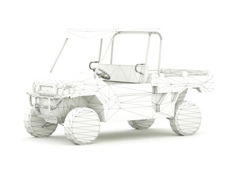 2022 Kawasaki Mule PRO-FX 3D Model