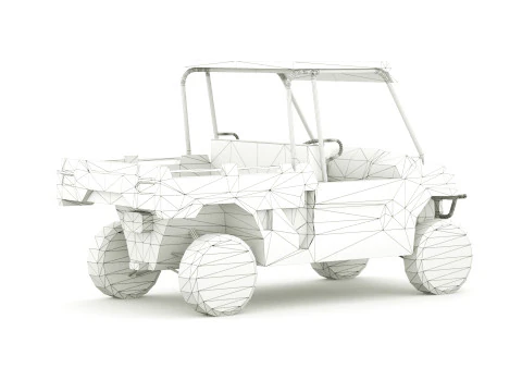 2022 Kawasaki Mule PRO-FX 3D Model