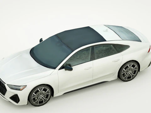 Audi A7 2022 Model 3D