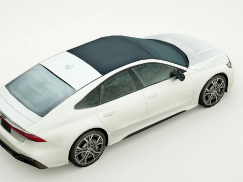 Audi A7 2022 Model 3D