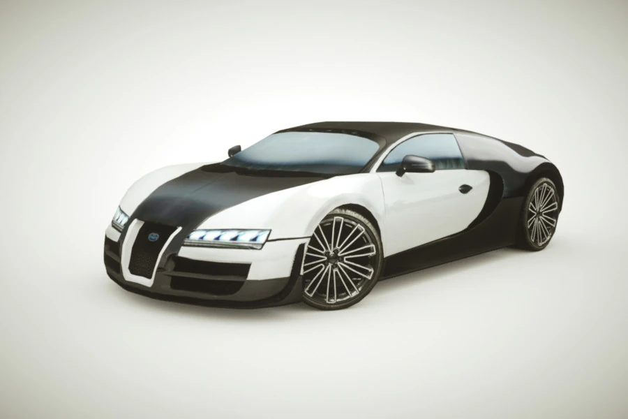 Generic Supercar v5 multicolors 3D Model .c4d .max .obj .3ds .fbx .stl .blend 