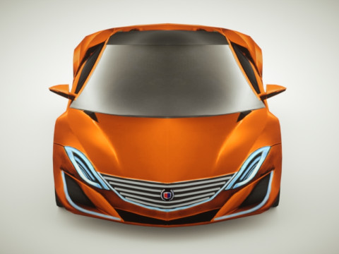 Generic Supercar v6 multicolors Model 3D