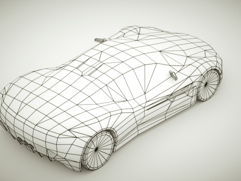Generic Supercar v7 multicolors Modello 3D