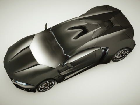 Generic Supercar v8 multicolors Modelo 3D