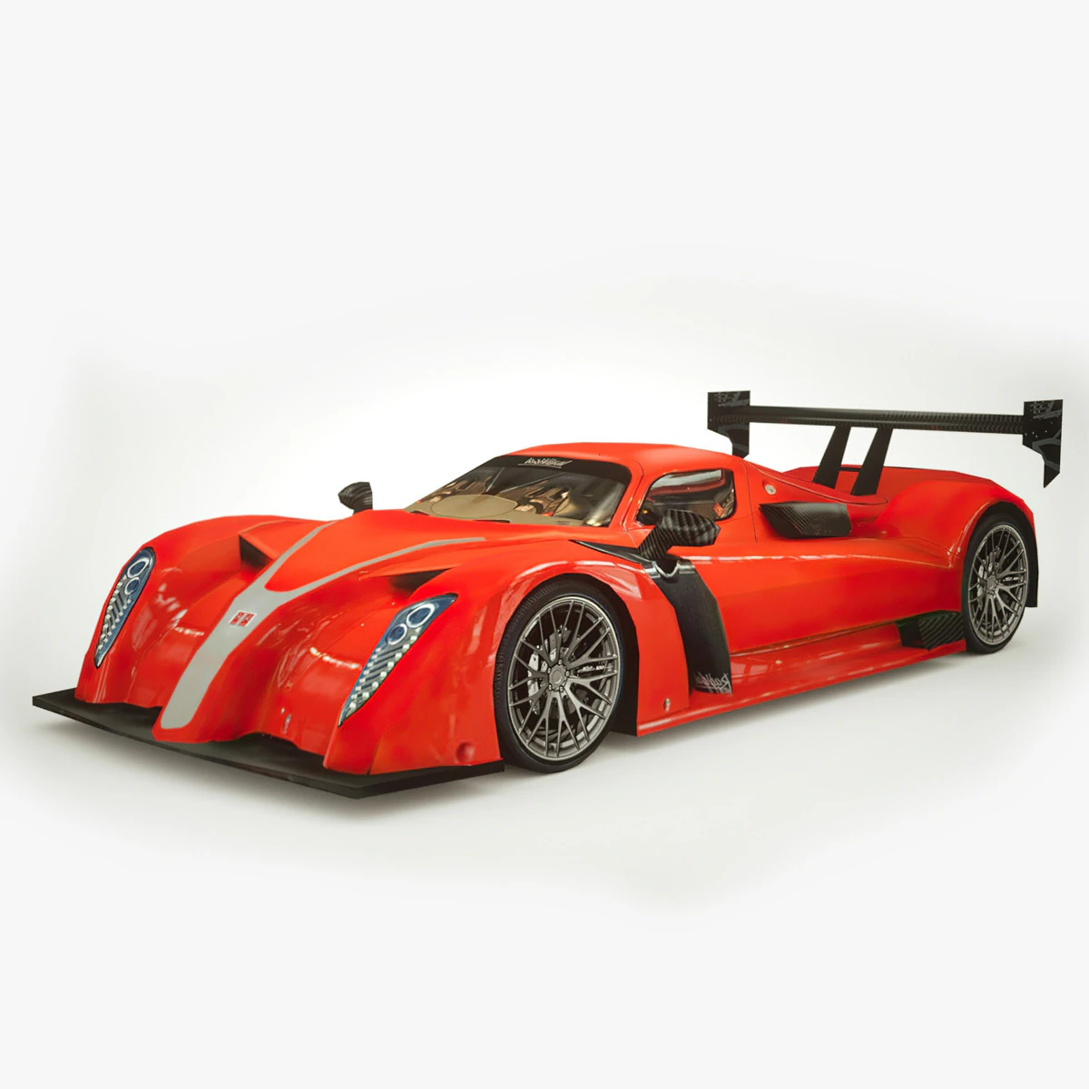 Multicolori Supercar v12 generici Modello 3D .c4d .max .obj .3ds .fbx .stl .blend