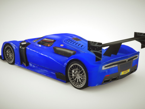 Generic Supercar v12 multicolors 3D Model