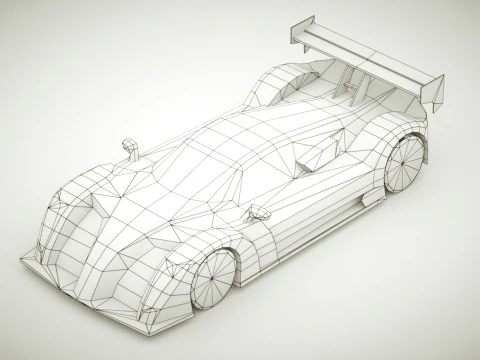 Multicolori Supercar v12 generici Modello 3D