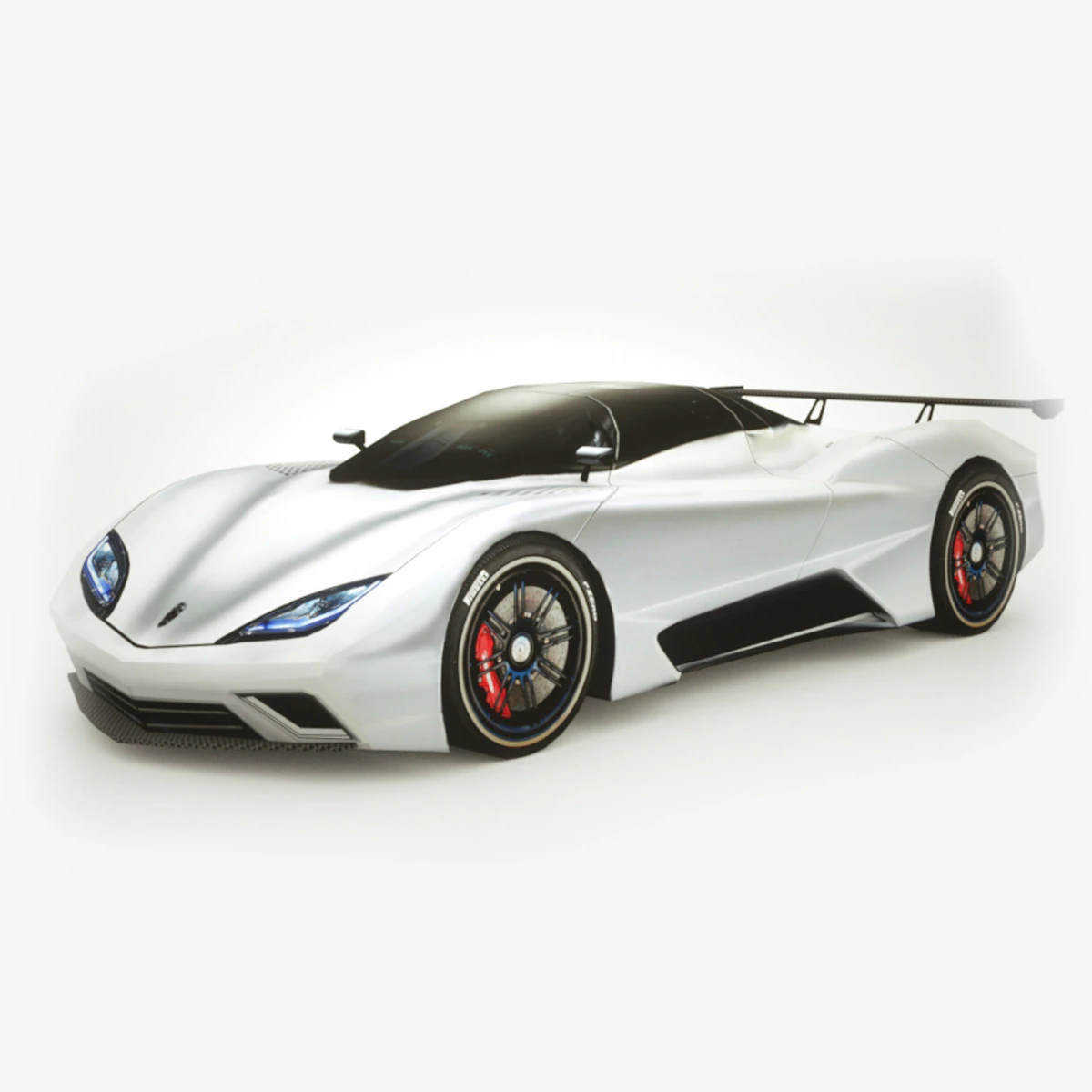 Supercarro gen&eacute;rico v13 Modelo 3D .c4d .max .obj .3ds .fbx .stl .blend 