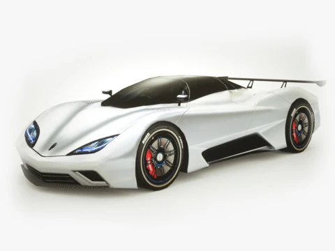 Superdeportivo gen&eacute;rico v13 Modelo 3D