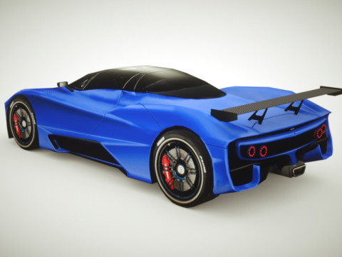 Generic Supercar v13 3D मॉडल