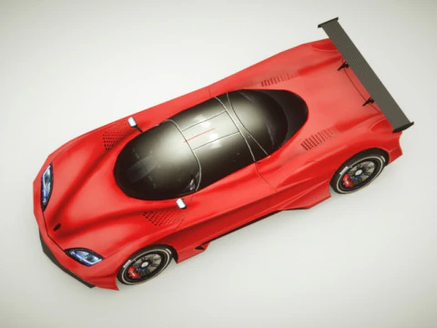 Supercarro gen&eacute;rico v13 Modelo 3D
