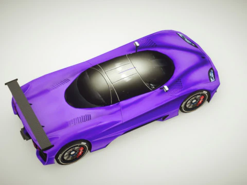 Supercarro gen&eacute;rico v13 Modelo 3D