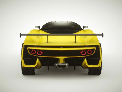 Supercarro gen&eacute;rico v13 Modelo 3D