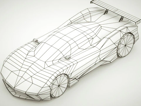 Supercarro gen&eacute;rico v13 Modelo 3D