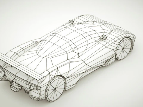 Supercarro gen&eacute;rico v13 Modelo 3D