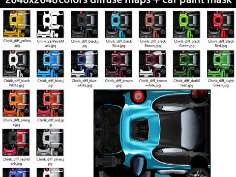 Supercar generica v14 Modello 3D