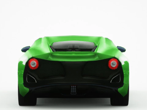 Supercar generica v14 Modello 3D