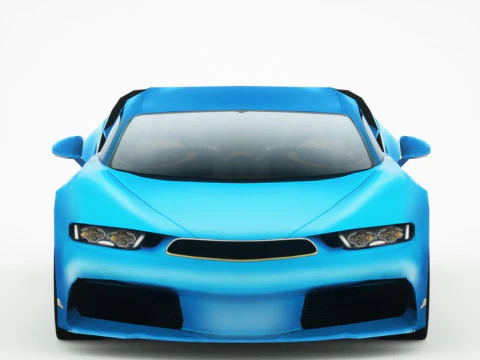 Supercar generica v14 Modello 3D