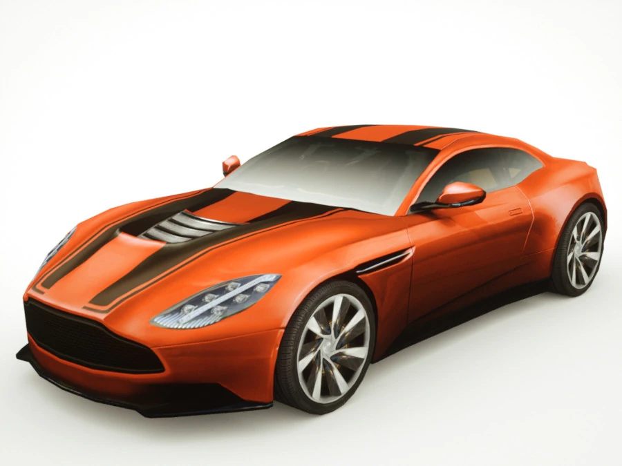 Supercar generica v15 Modello 3D .c4d .max .obj .3ds .fbx .stl .blend