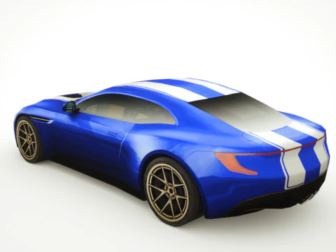 Supercar generica v15 Modello 3D