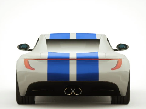 Supercar generica v15 Modello 3D
