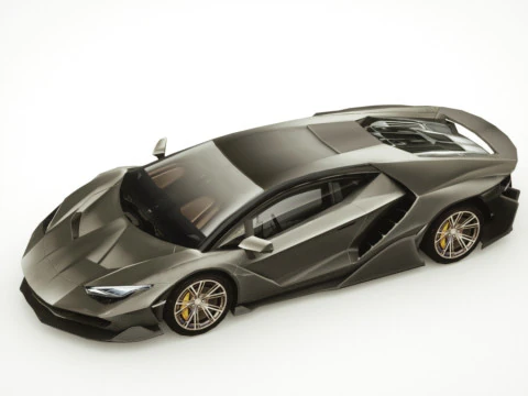 Supercar Generik v16 Model 3D