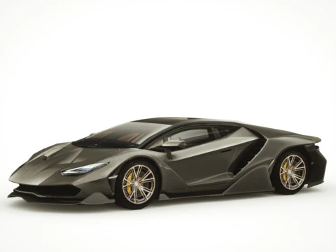 Supercar Generik v16 Model 3D