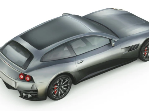 Generic Supercar v18 3D Model