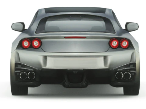 Generic Supercar v18 3D Model