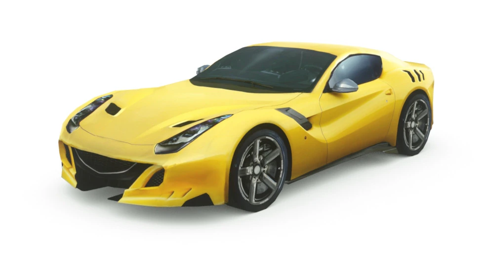 Generic Supercar v19 3D Model .c4d .max .obj .3ds .fbx .stl .blend 