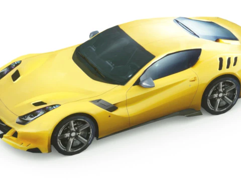 Generic Supercar v19 3D Model