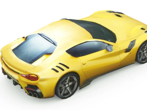 Generic Supercar v19 3D Model