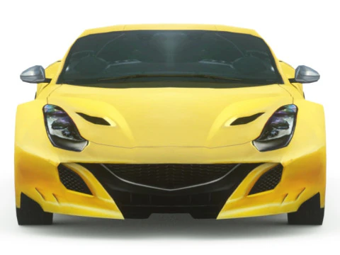 Generic Supercar v19 3D Model