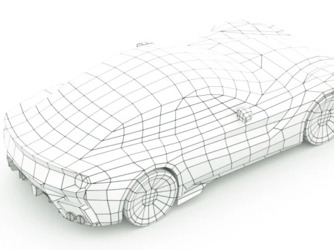 Generic Supercar v19 3D Model