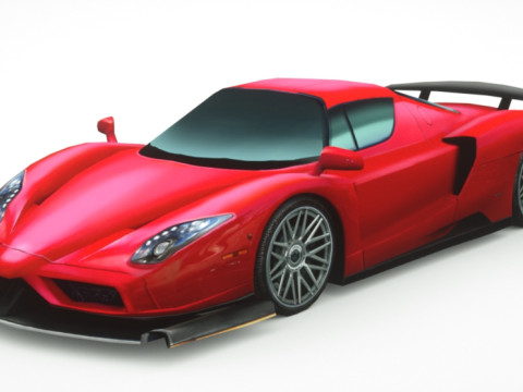 Generic Supercar v20 Model 3D