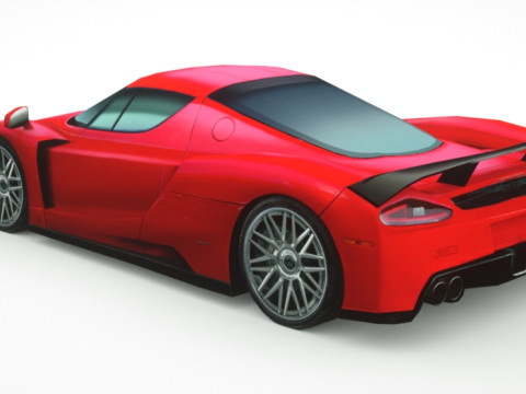 Generic Supercar v20 3D Model
