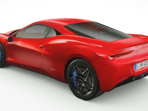 Superdeportivo gen&eacute;rico v21 Modelo 3D