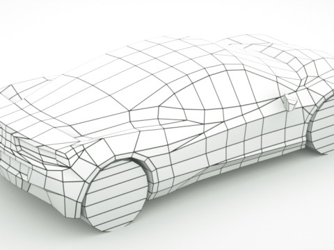 Generic Supercar v21 3D 모델