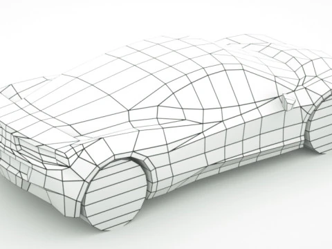 Superdeportivo gen&eacute;rico v21 Modelo 3D