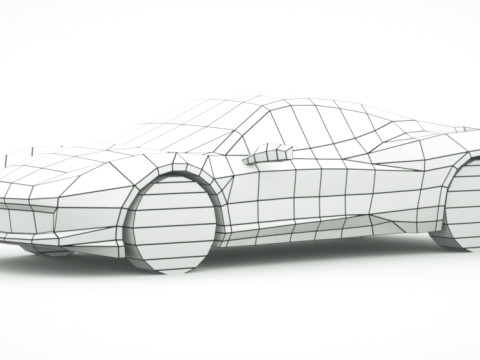 Generic Supercar v21 3D 모델