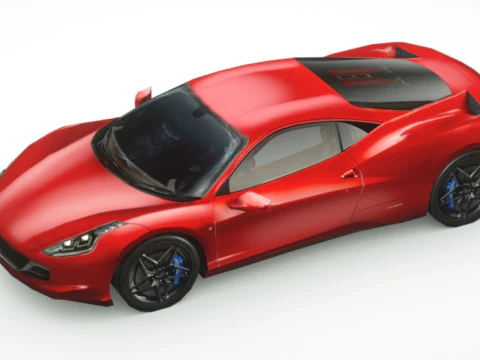 Superdeportivo gen&eacute;rico v21 Modelo 3D