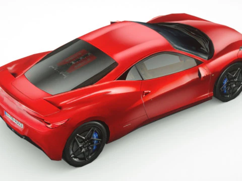 Superdeportivo gen&eacute;rico v21 Modelo 3D