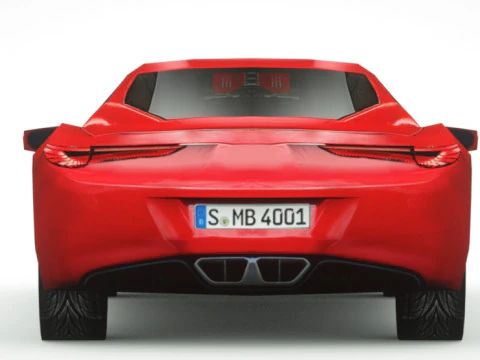 Superdeportivo gen&eacute;rico v21 Modelo 3D