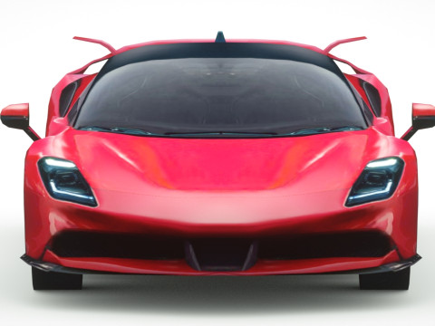 Generic Supercar v22 Modèle 3D