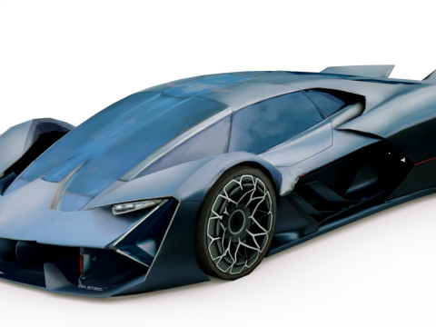 Generic Supercar v23 Model 3D