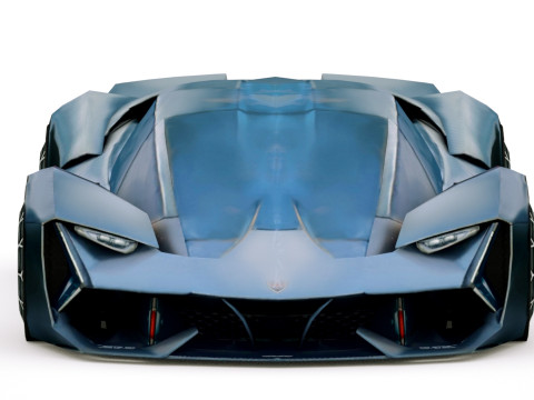 Generic Supercar v23 3D Model