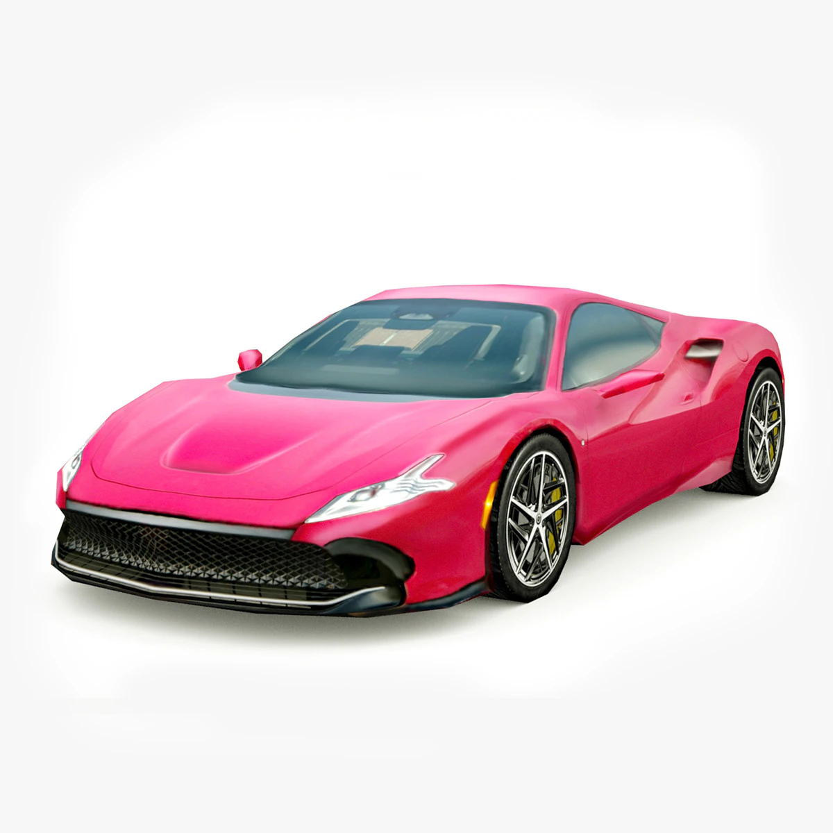 Supercar generica v24 Modello 3D .c4d .max .obj .3ds .fbx .stl .blend