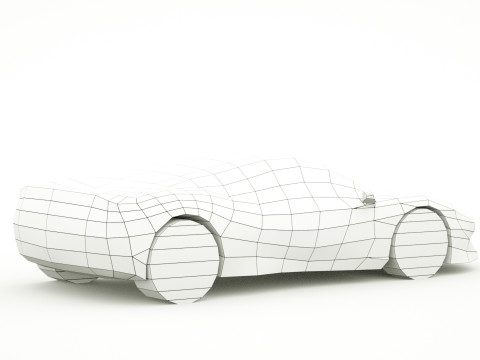 Generic Supercar v24 3D Model