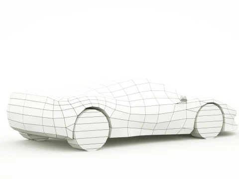 Supercar generica v24 Modello 3D